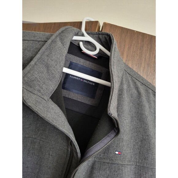 Tommy Hilfiger Gray Jacket Over Coat Full Zip Lined Sz XXL Mens Zip - Picture 5 of 16